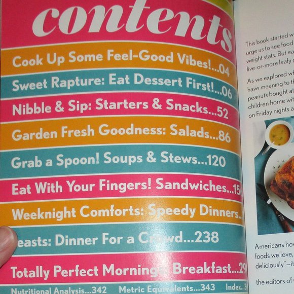 Cookbook Cooking Light Good Mood Food Recipes Softcover - Picture 5 of 9